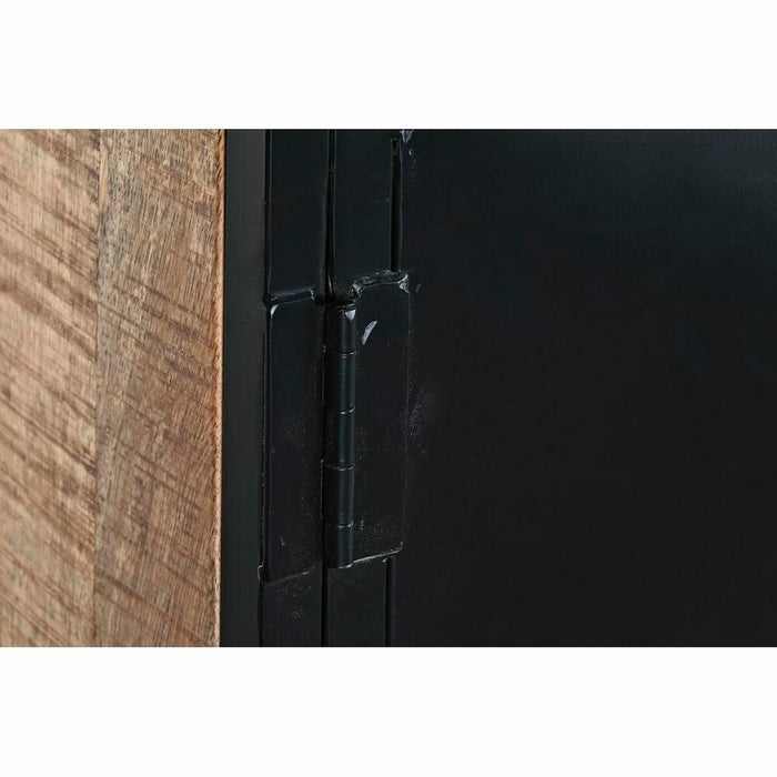 Servantă DKD Home Decor Maro Negru Metal Lemn de mango (160 x 40 x 90 cm)