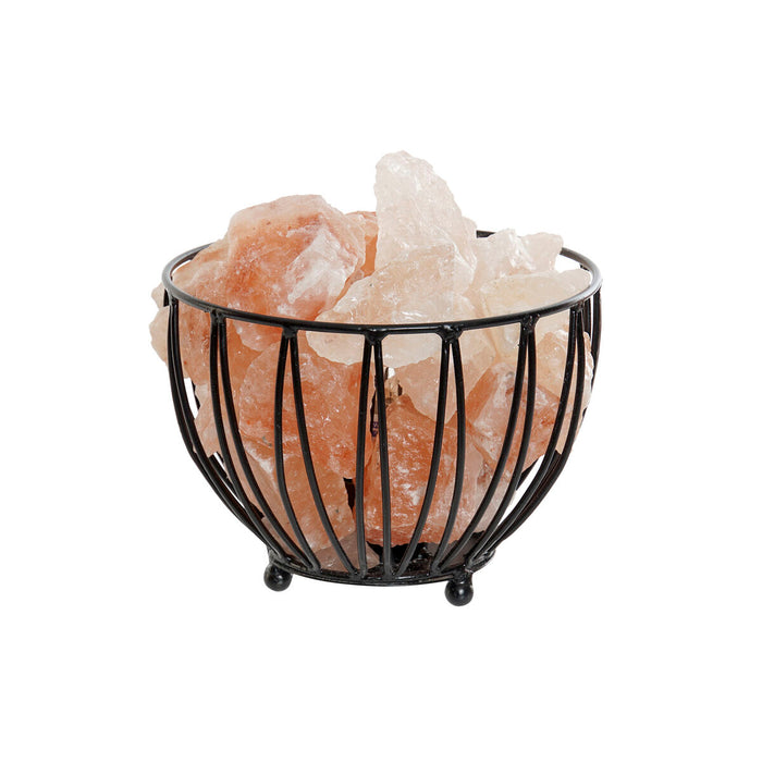 Decorare ușoară DKD Home Decor Negru Portocaliu 15 W 23 x 23 x 17 cm