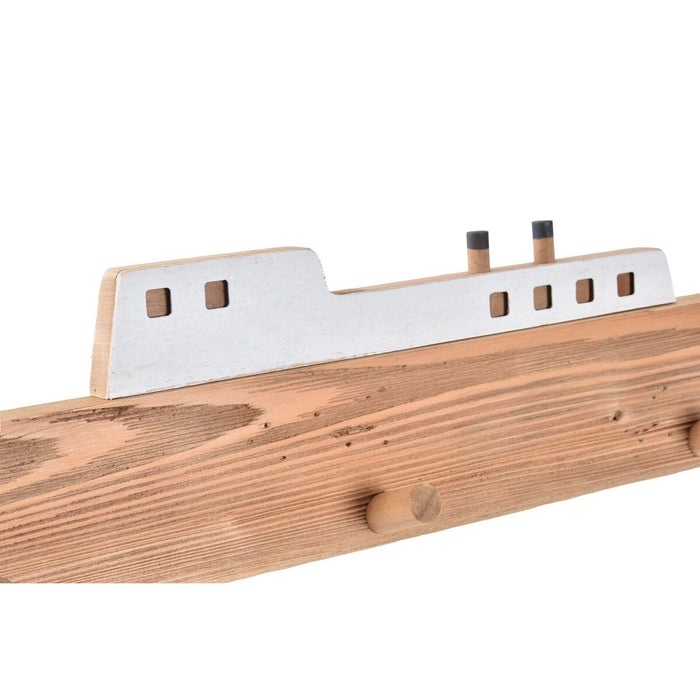 Cuier de perete DKD Home Decor 91 x 8,5 x 20 cm Natural Lemn Barco