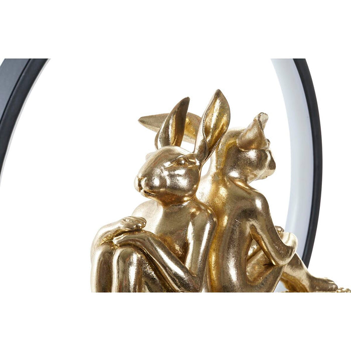 Decorare ușoară DKD Home Decor Love Iepure Rășină (30 x 11 x 31,5 cm)