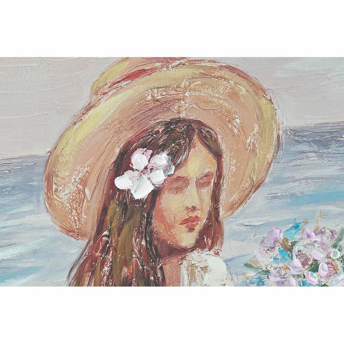 Tablou DKD Home Decor 100 x 4 x 100 cm Mediterană (2 Unități)