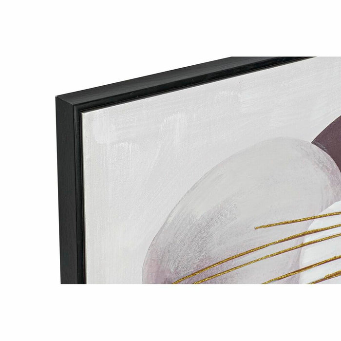 Tablou DKD Home Decor Abstract 60 x 3,5 x 60 cm Urban (2 Unități)