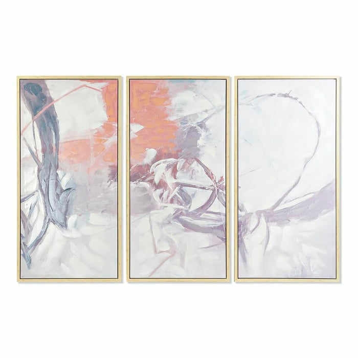 Set de 3 tablouri DKD Home Decor 180 x 4 x 120 cm Abstract Urban