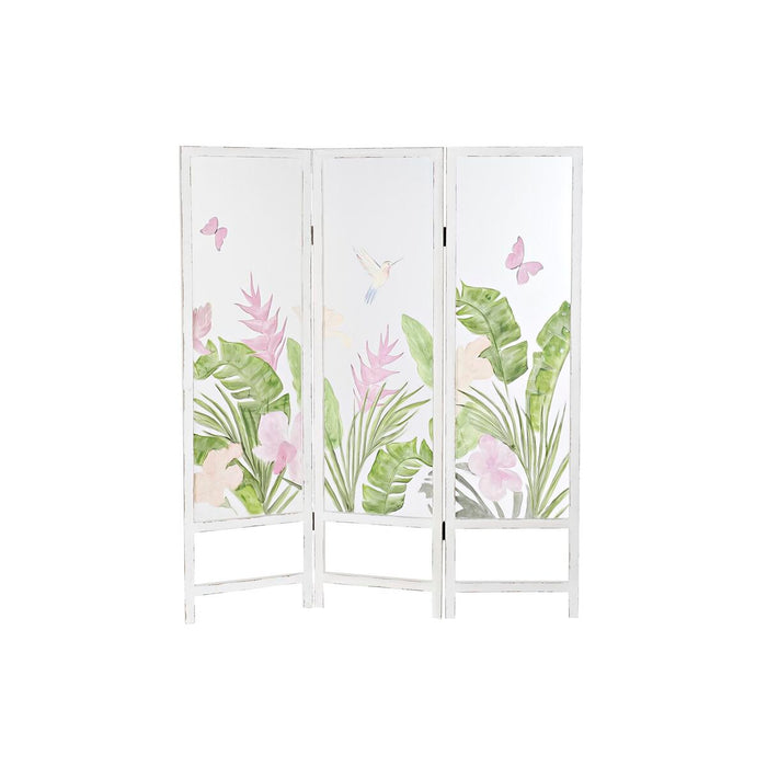 Paravan pliant DKD Home Decor Tropical Transparent Lemn MDF 150 x 2 x 180 cm