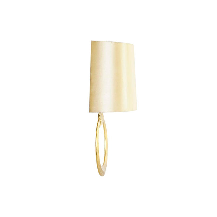 Lampă de Perete DKD Home Decor Auriu* Poliester Aluminiu 220 V 50 W Modern (36 x 16 x 60 cm)