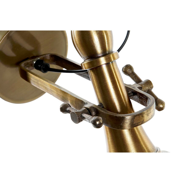 Lampă de Perete DKD Home Decor Auriu* Metal 50 W Loft 220 V 20 x 41 x 38 cm