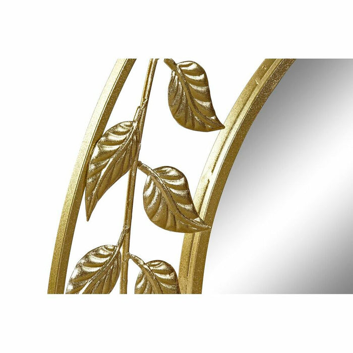 Oglindă de perete DKD Home Decor Oglindă Copac Auriu* Metal (80 x 2 x 80 cm)