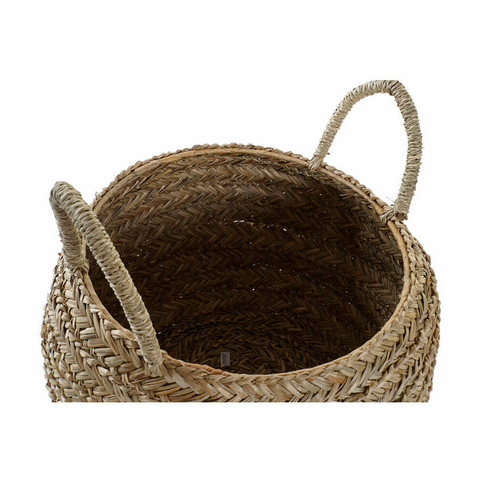 Coș Decorativ DKD Home Decor Natural Iarbă de mare Boho 40 x 40 x 30 cm