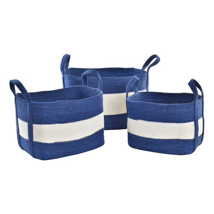Set de Coșuri DKD Home Decor Iută (35 x 25 x 34 cm)