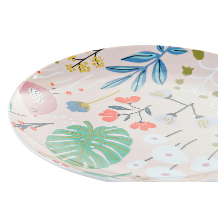 Set de Veselă DKD Home Decor Multicolor Květiny Porțelan (18 pcs)