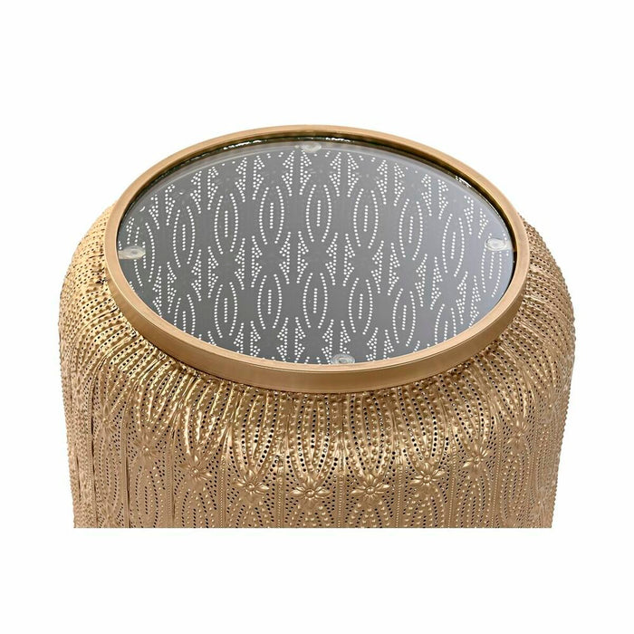 Masa laterală DKD Home Decor Auriu* Metal Arab (42 x 42 x 44 cm)