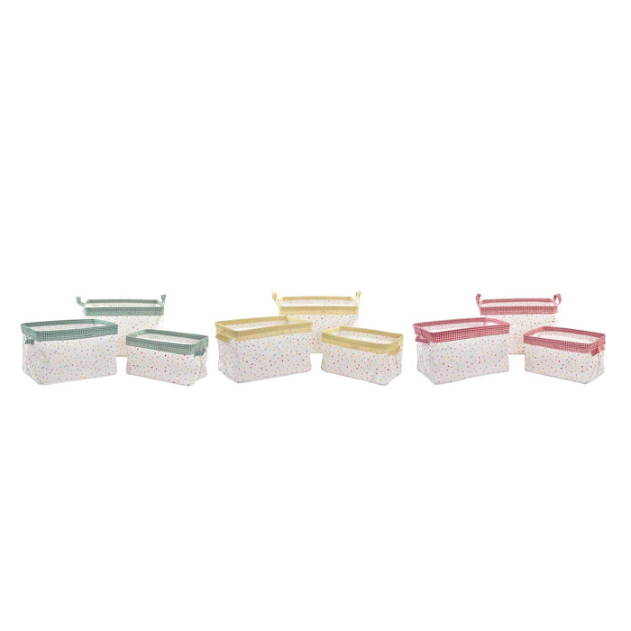 Set de Coșuri DKD Home Decor 35 x 21 x 20 cm