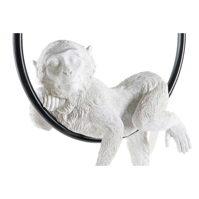 Lustră DKD Home Decor 29,5 x 20 x 44,5 cm Auriu* Metal Alb Rășină 50 W (2 Unități)