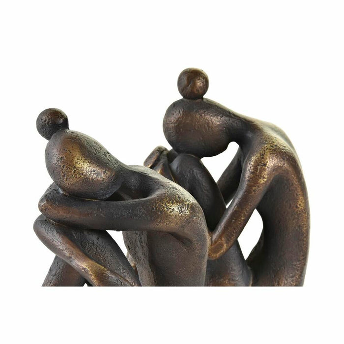 Zarážka DKD Home Decor Cupru 11 x 8 x 15,5 cm Femeie Rășină