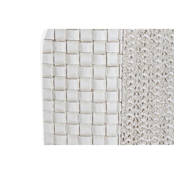 Vază DKD Home Decor 25 x 10 x 51 cm Alb Rășină Modern