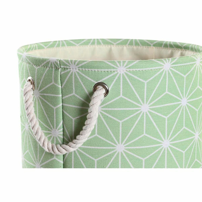 Set de Coșuri DKD Home Decor Poliester EVA Geometric (30 x 30 x 35 cm)