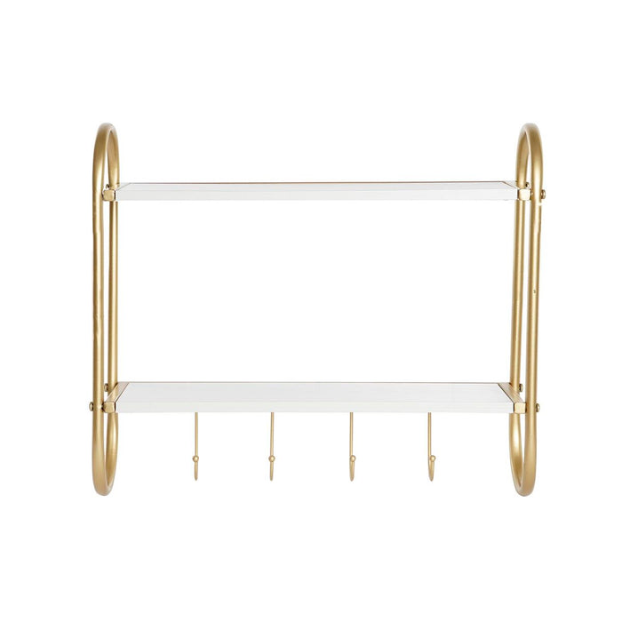 Cuier de perete DKD Home Decor Metal MDF Glam (50 x 15 x 43 cm)