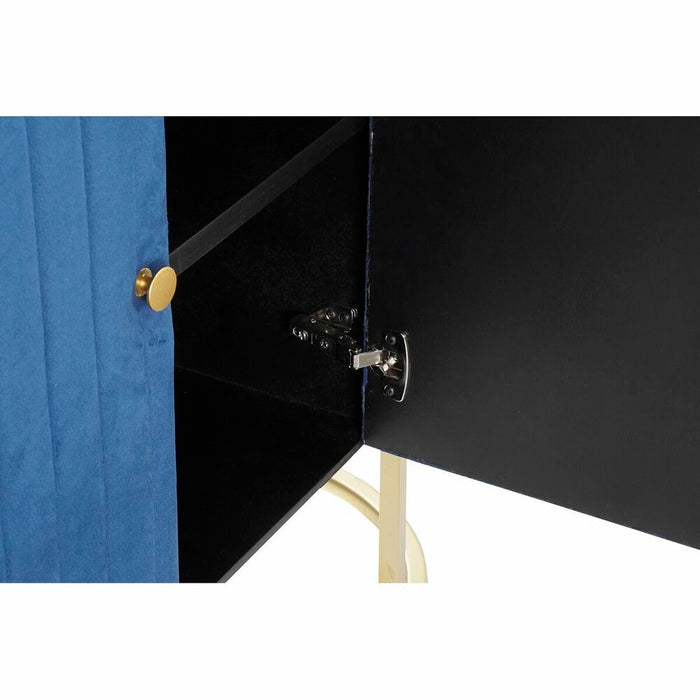 Servantă DKD Home Decor Albastru Auriu* Alb Marmură (120 x 48 x 85 cm)