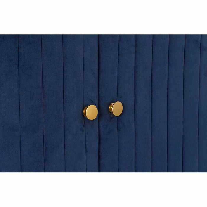 Servantă DKD Home Decor Albastru Auriu* Alb Marmură (120 x 48 x 85 cm)