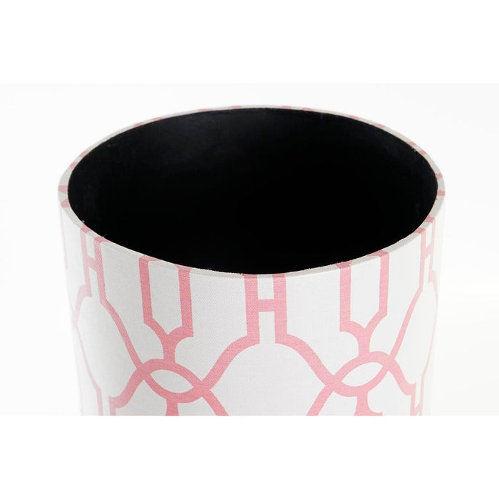 Suport pentru umbrele DKD Home Decor Pânză Lemn Portocaliu Alb (23 x 23 x 54,5 cm)