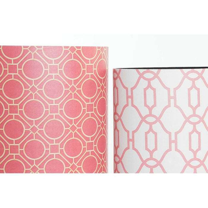 Set de găleată DKD Home Decor Lemn Portocaliu (33 x 24,5 x 35,3 cm) (2 Piese)