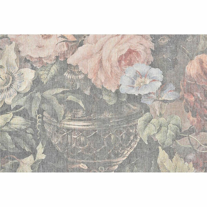 Tablou DKD Home Decor Květiny Modern 75 x 2 x 100 cm (2 Unități)