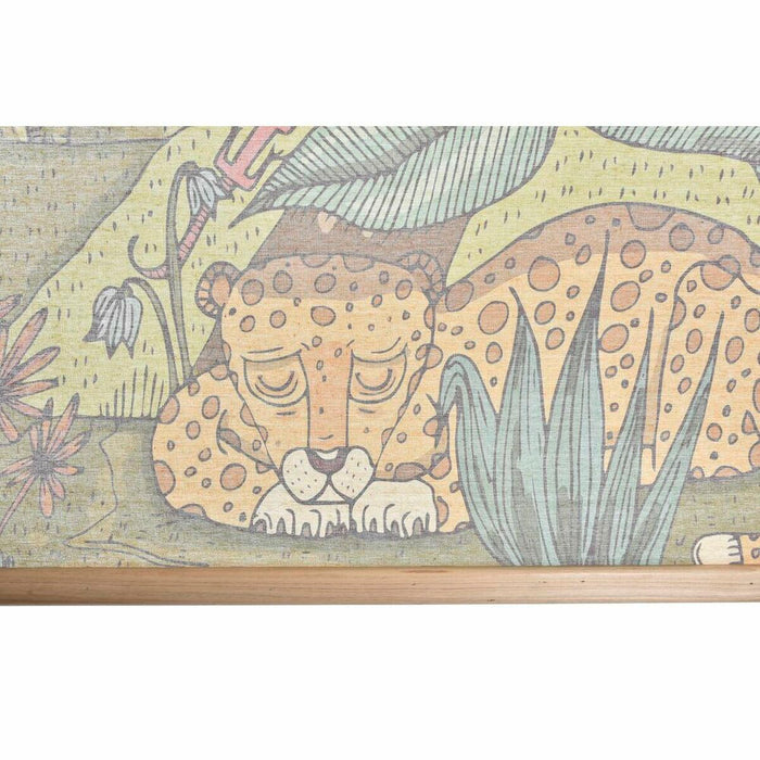 Tablou DKD Home Decor Infantil animale 100 x 2 x 75 cm (2 Unități)