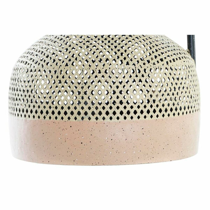 Vază DKD Home Decor 31 x 31 x 28 cm Negru Metal Maro