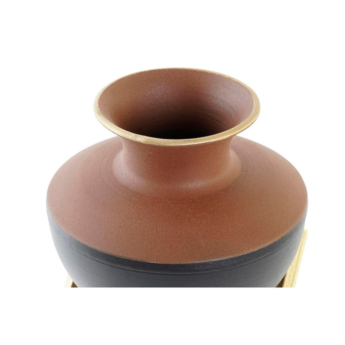 Vază DKD Home Decor Multicolor Metal Modern 17 x 16 x 17 cm