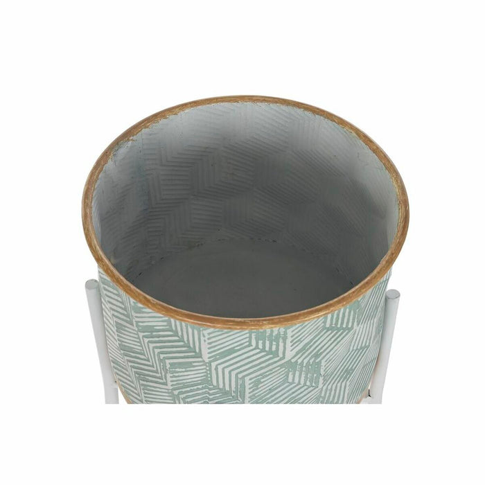 Ghiveci DKD Home Decor Metal Bicolor (35 x 35 x 91 cm)