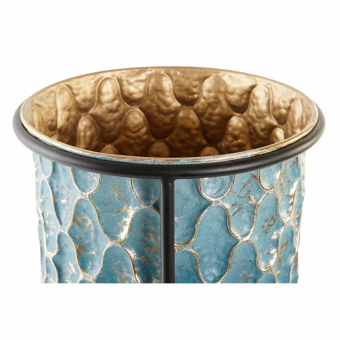 Set de jardiniere DKD Home Decor Uzat Metal 30 x 30 x 50 cm (2 Unități)