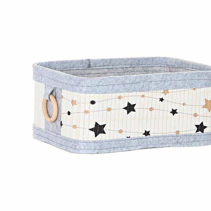 Set de Coșuri DKD Home Decor Stele Bambus 36 x 36 x 50 cm (4 pcs)