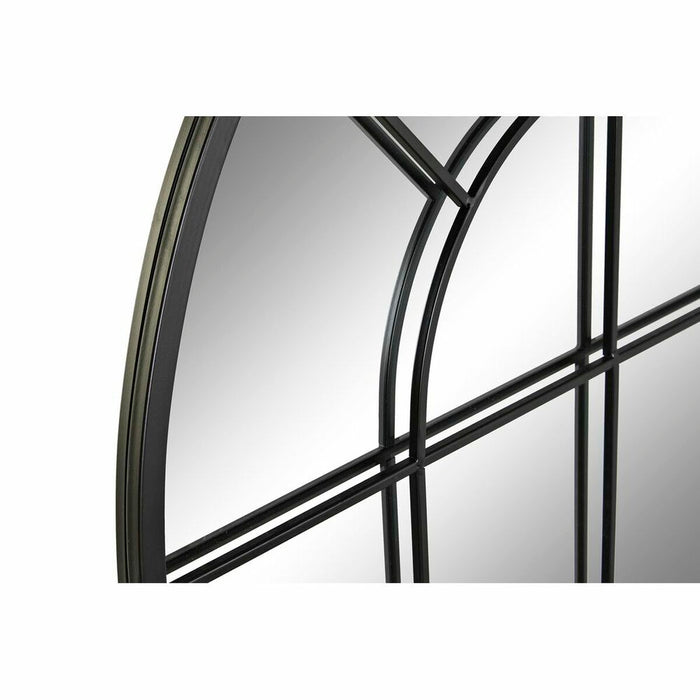Oglindă de perete DKD Home Decor Negru Geam Fier Oglindă Fereastră 70 x 2,5 x 120 cm 70 x 1,8 x 120 cm