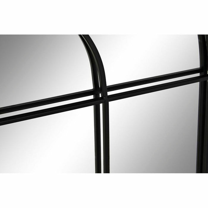 Oglindă de perete DKD Home Decor Negru Geam Fier Oglindă Fereastră 70 x 2,5 x 120 cm 70 x 1,8 x 120 cm