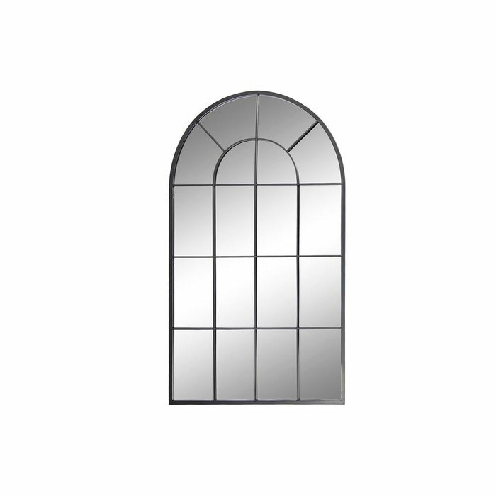 Oglindă de perete DKD Home Decor Negru Geam Fier Oglindă Fereastră 70 x 2,5 x 120 cm 70 x 1,8 x 120 cm