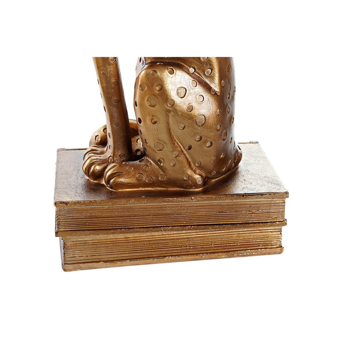 Zarážka DKD Home Decor Leopard Rășină Colonial (16 x 11 x 33 cm)