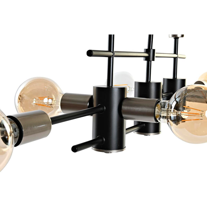 Lustră DKD Home Decor 87 x 18 x 28 cm Negru Metal