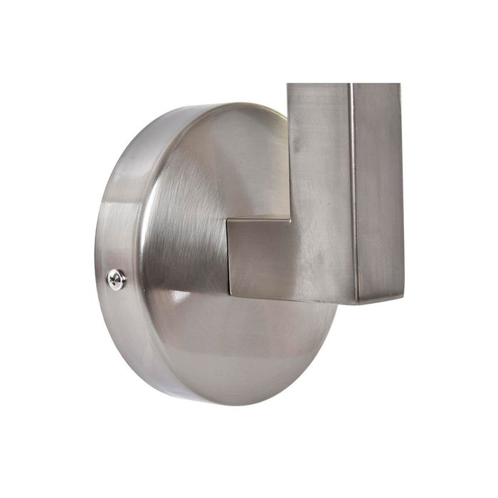 Lampă de Perete DKD Home Decor Argintiu Metal Poliester Alb 220 V 40 W (12 x 10 x 22 cm)