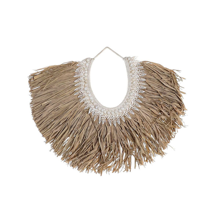 Decorațiune de Perete DKD Home Decor Bej Maro Scoici Fibră (70 x 3 x 57 cm)