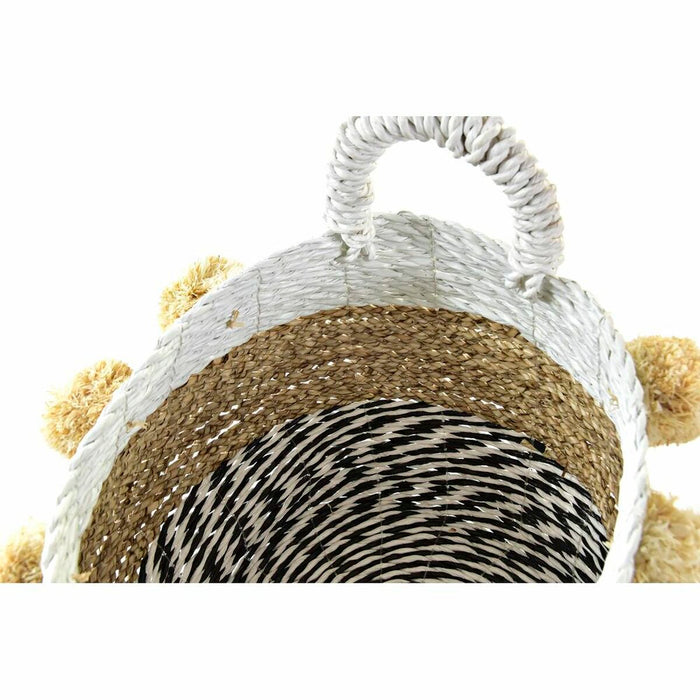 Set de Coșuri DKD Home Decor Colonial (34 x 33 x 26 cm)