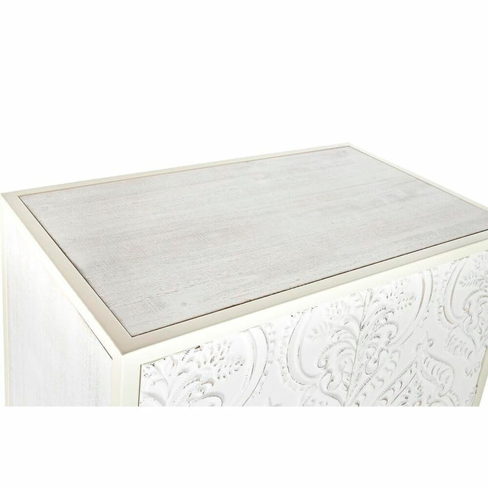 Dulap DKD Home Decor   Brad Lemn MDF Alb 60 x 34 x 138 cm