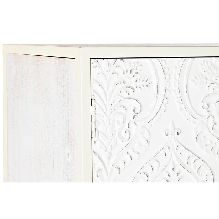Dulap DKD Home Decor   Brad Lemn MDF Alb 60 x 34 x 138 cm