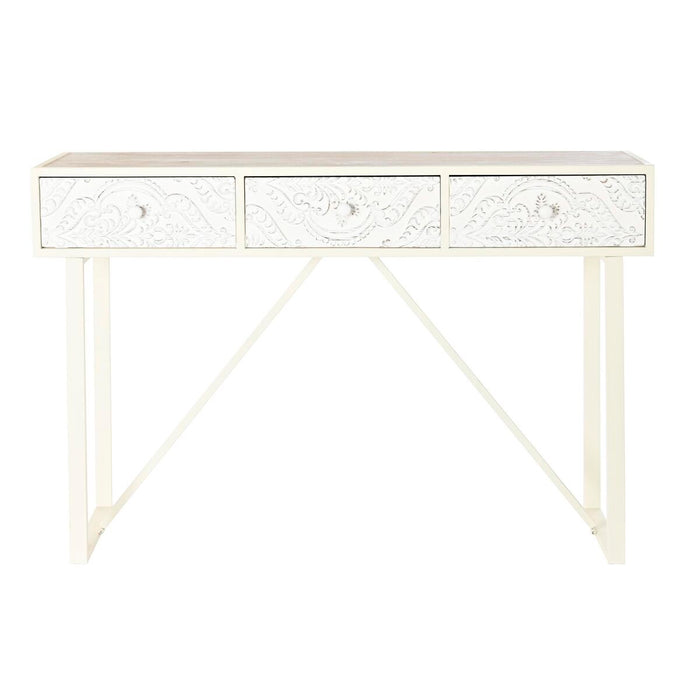 Consolă DKD Home Decor Alb Brad Lemn MDF 120 x 35 x 80 cm