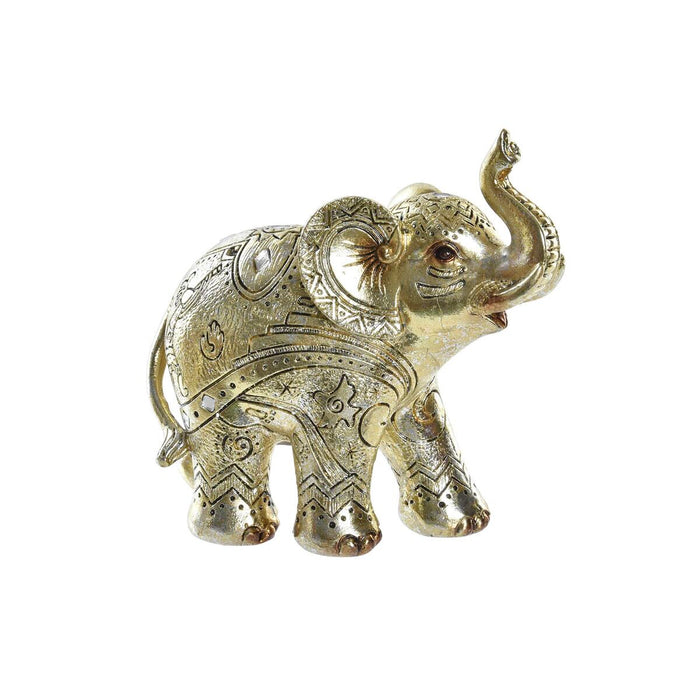 Figură Decorativă DKD Home Decor Auriu* Elefant Colonial 13 x 6 x 13 cm