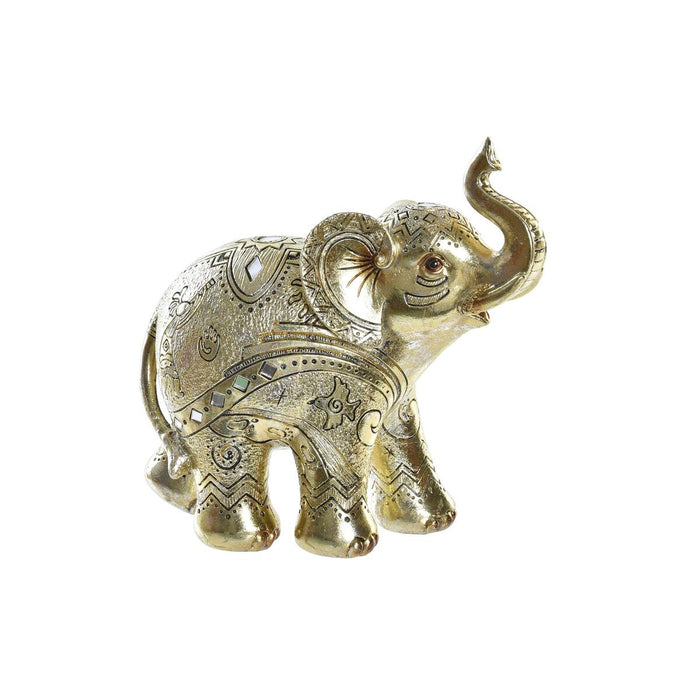 Figură Decorativă DKD Home Decor Auriu* Elefant Colonial 19 x 8 x 18 cm