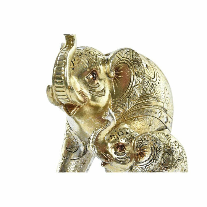 Figură Decorativă DKD Home Decor Auriu* Elefant Colonial 17 x 11 x 15 cm