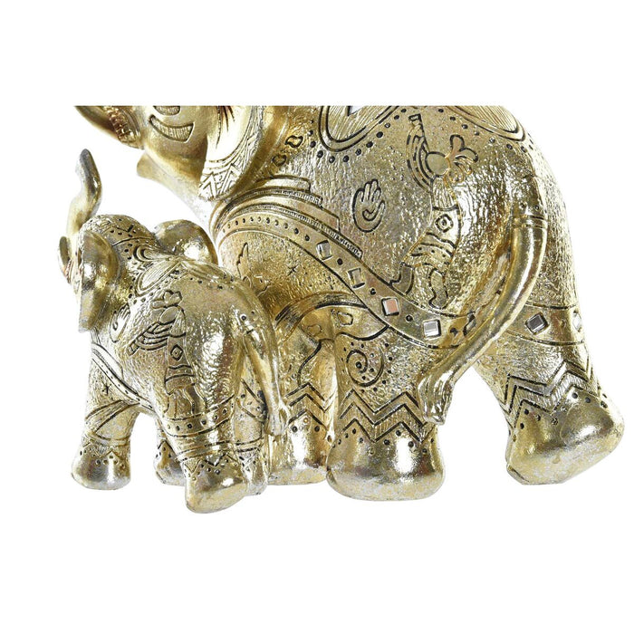 Figură Decorativă DKD Home Decor Auriu* Elefant Colonial 17 x 11 x 15 cm