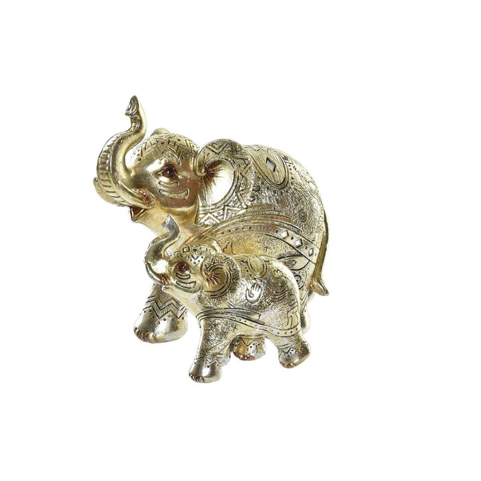 Figură Decorativă DKD Home Decor Auriu* Elefant Colonial 17 x 11 x 15 cm