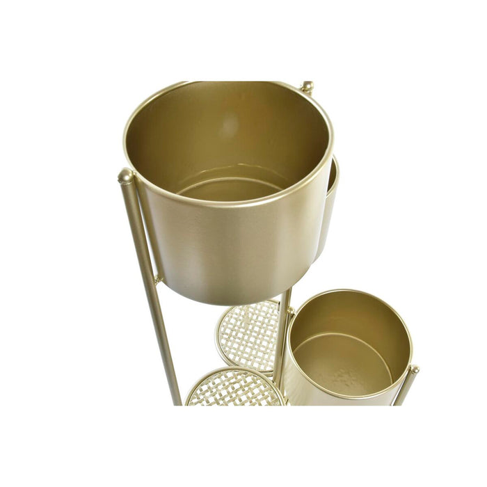 Ghiveci DKD Home Decor Auriu* Metal Oriental (38 x 40 x 81 cm)