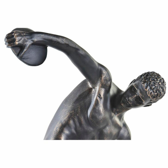 Figură Decorativă DKD Home Decor Discobolus Cupru Rășină (19 x 17 x 34 cm)